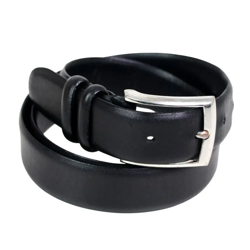 Lauren Ralph Lauren BLACK REAL LEATHER 1 1/8